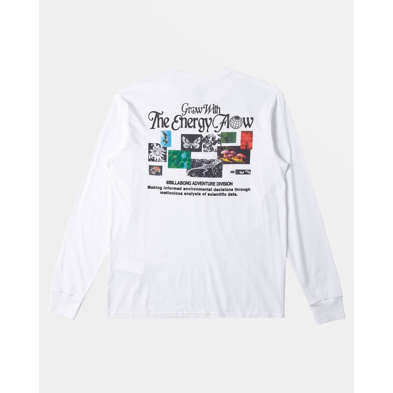 Billabong Grow L/S Tee-White