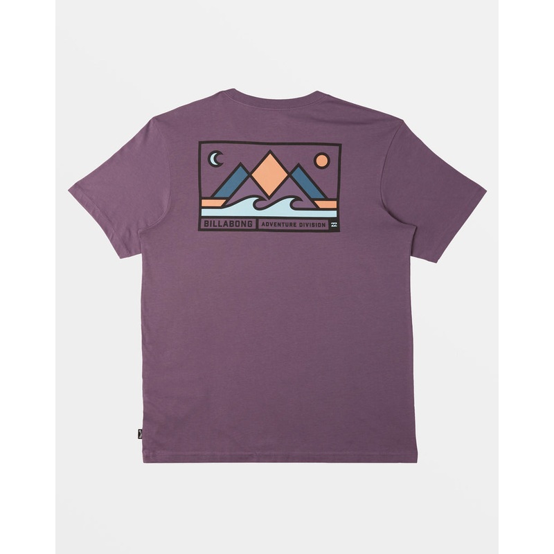 Billabong Range Tee-Dusty Grape