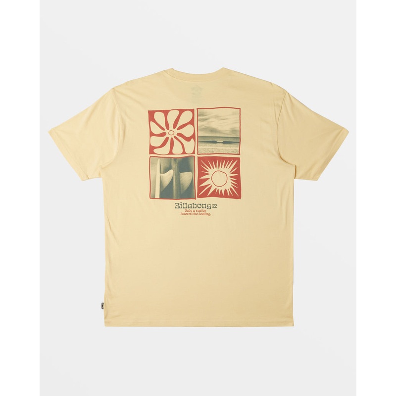 Billabong Twin Fins Tee-Papaya