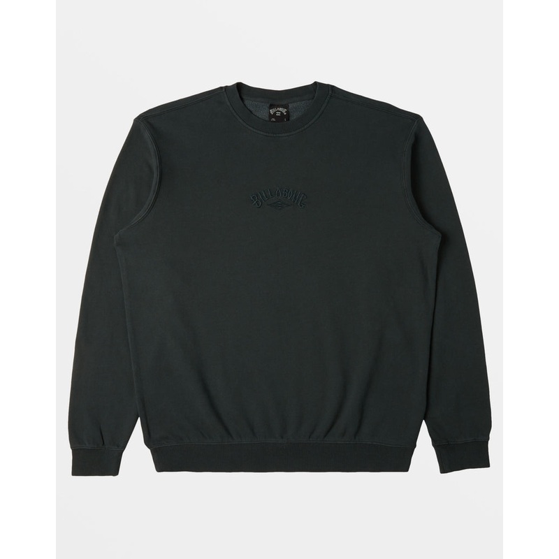 Billabong Wave Washed Crew Sweatshirt-Forest Green