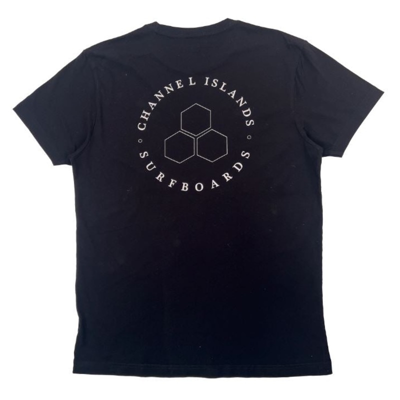 Channel Islands Hex Circle 2.0 Tee-Black