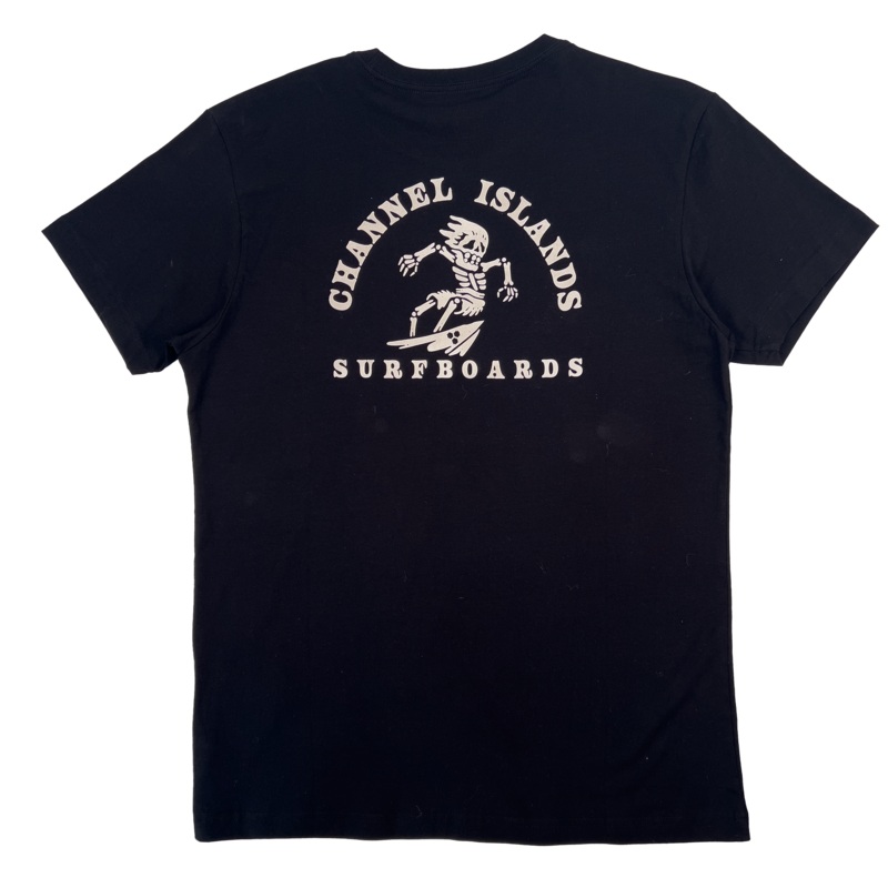 Channel Islands Skeleton Tee-Black