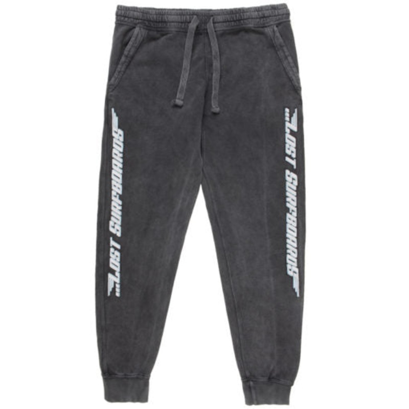 Lost Surfboards Jogger Pants-Vintage Black