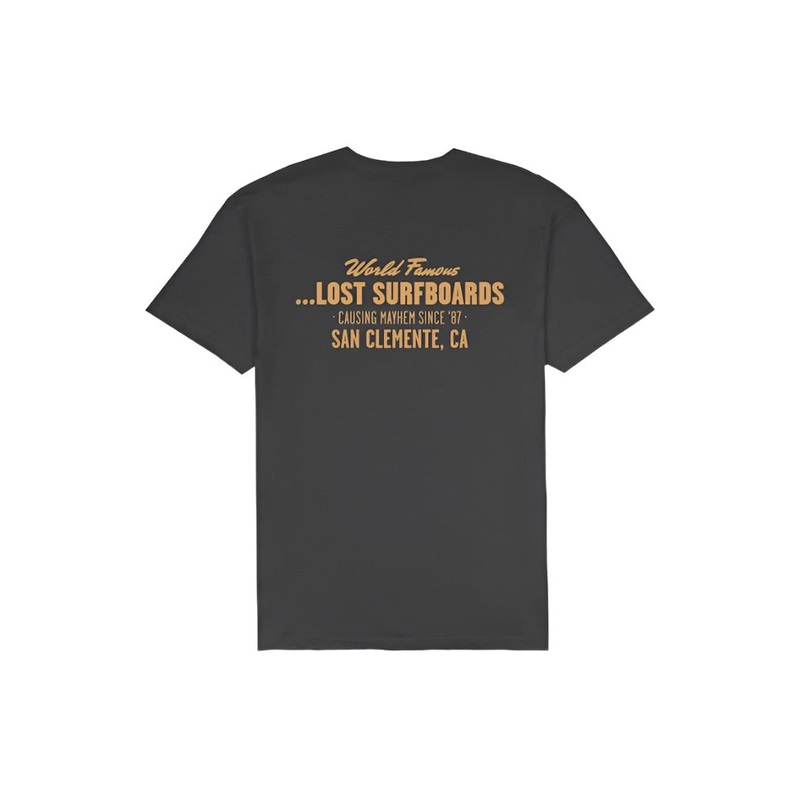 Lost World Famous Tee-Vintage Black