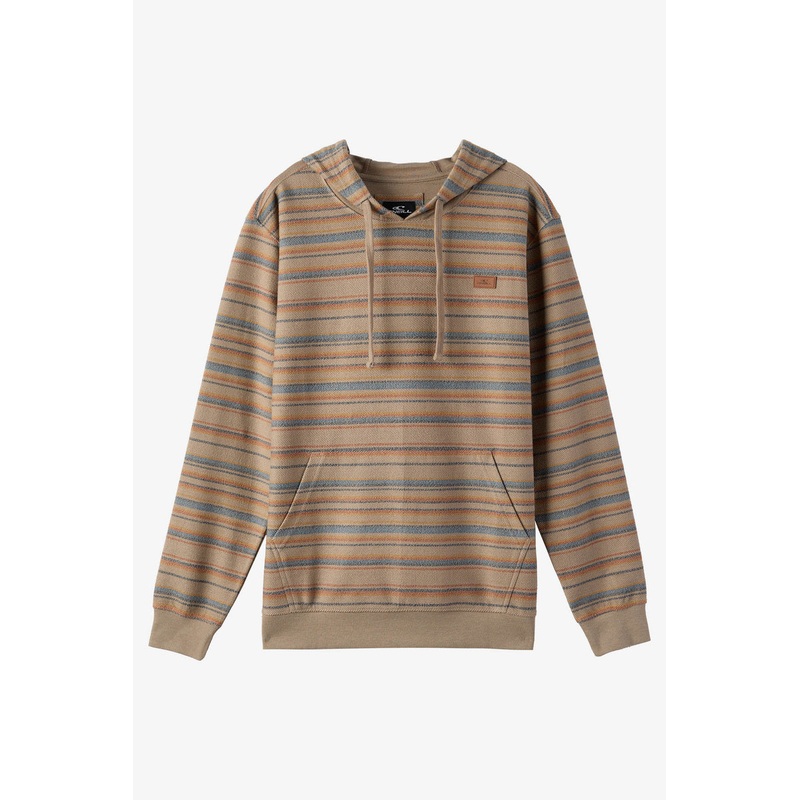 O’Neill Bavaro Stripe Pullover Sweatshirt-Khaki