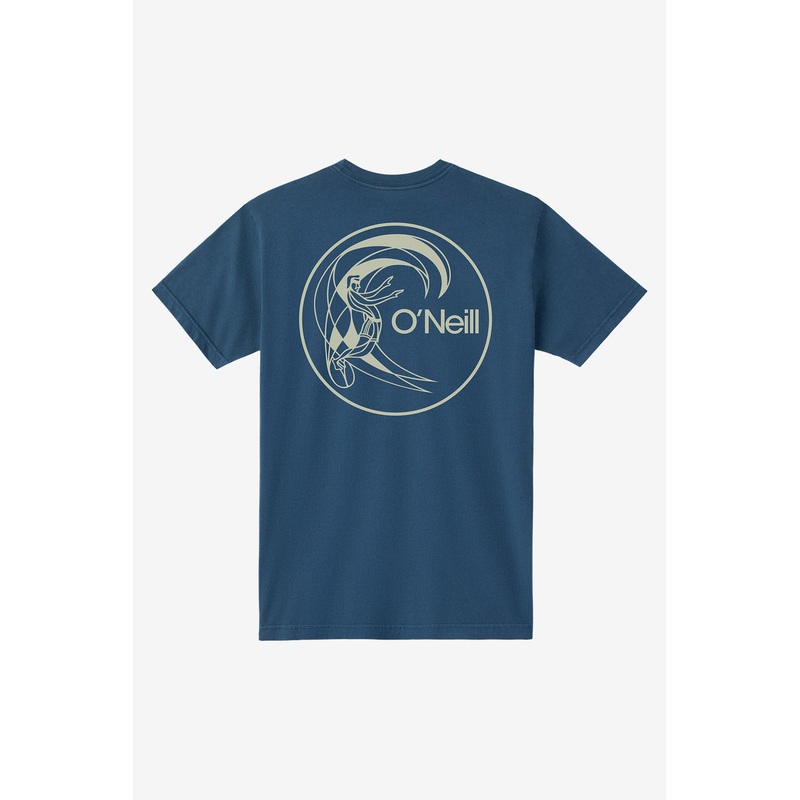 O’Neill Classic Circle Surfer Tee-Heather Navy