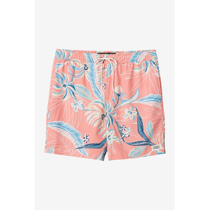 O’Neill Hermosa E-Waist Lined 17 Boardshorts-Coral