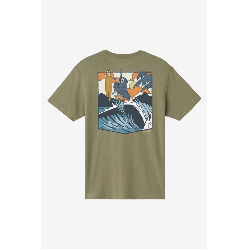 O’Neill Nosepick Tee-Deep Lichen Green
