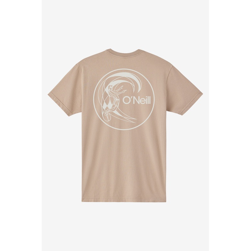 O’Neill Og Circle Surfer Tee-Tan