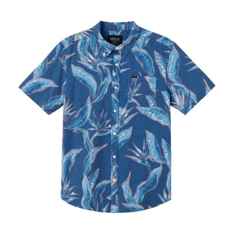 O’Neill Trvlr UPF Traverse Relaxed S/S Shirt-Indigo