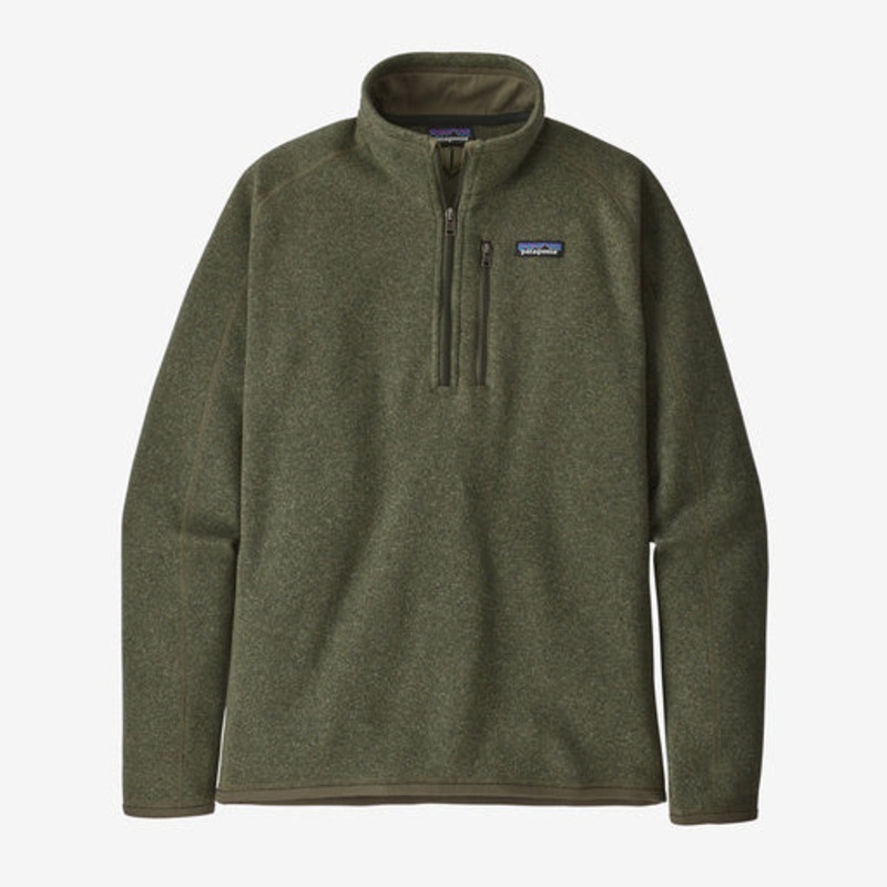 Patagonia Better Sweater 1/4 Zip Jacket-Industrial Green