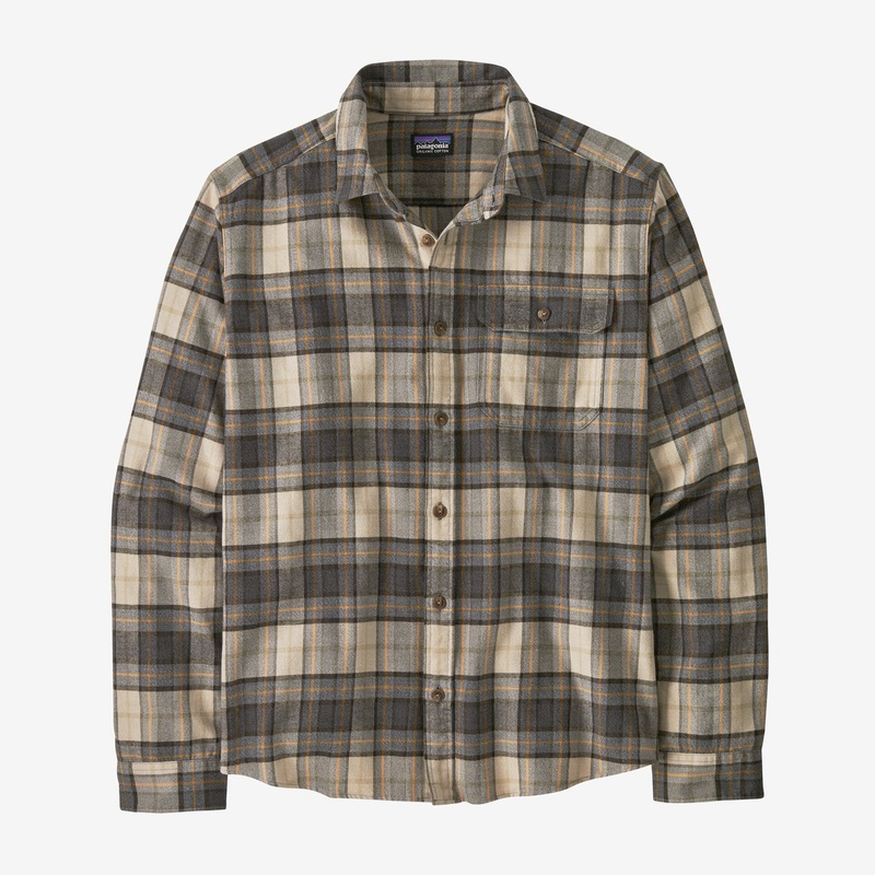 Patagonia LW Fjord Flannel L/S Shirt-Spotter: Forge Grey