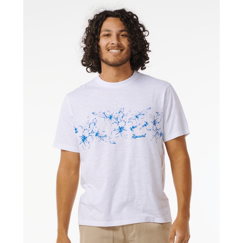 Rip Curl Aloha Hotel Lei Lei Tee-White