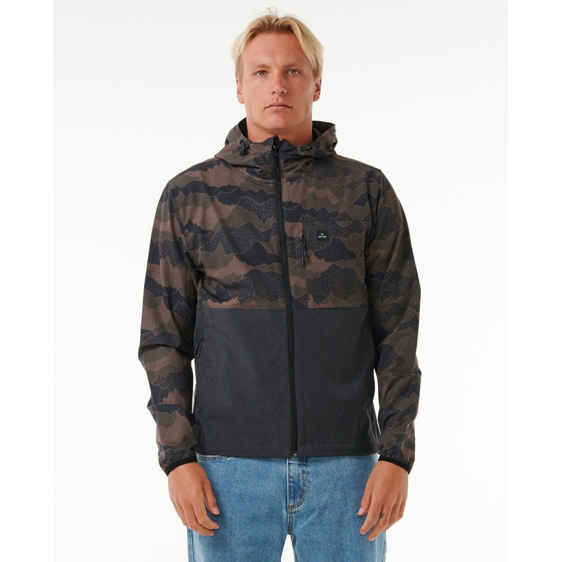 Rip Curl Anti Series Elite Jacket-Green Camo