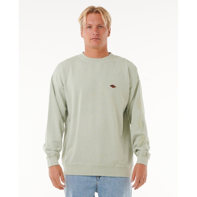 Rip Curl Original Surfers Crew Sweatshirt-Mint Haze