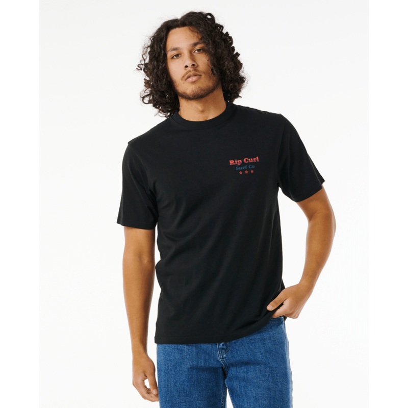 Rip Curl Reel It In Tee-Black