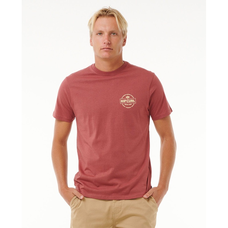 Rip Curl Staple Tee-Apple Butter