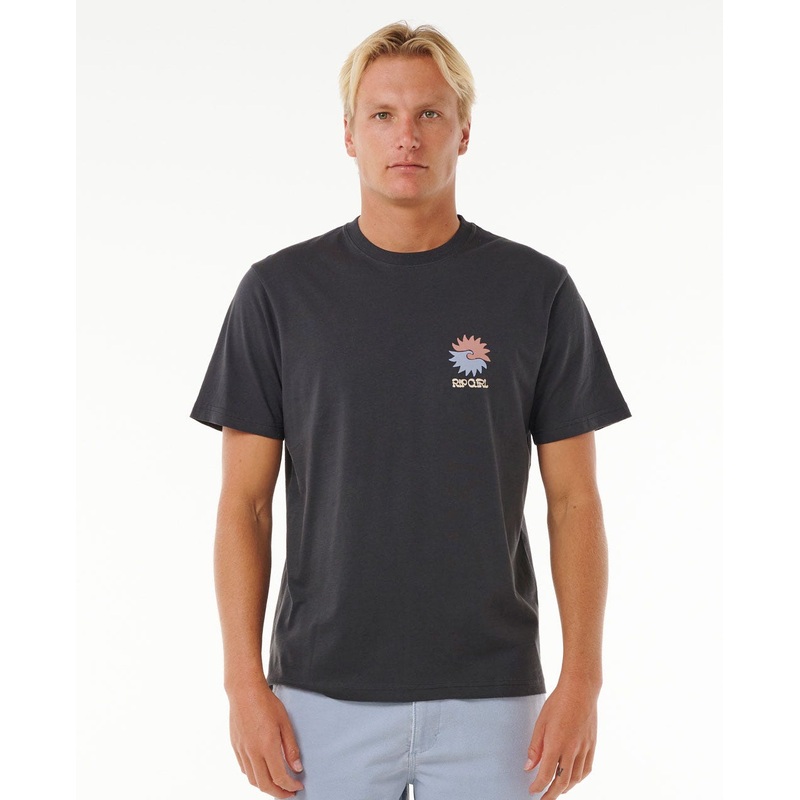 Rip Curl Swc Breaker Tee-Washed Black