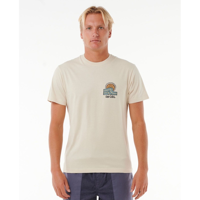 Rip Curl Swc Hazey Tee-Vintage White