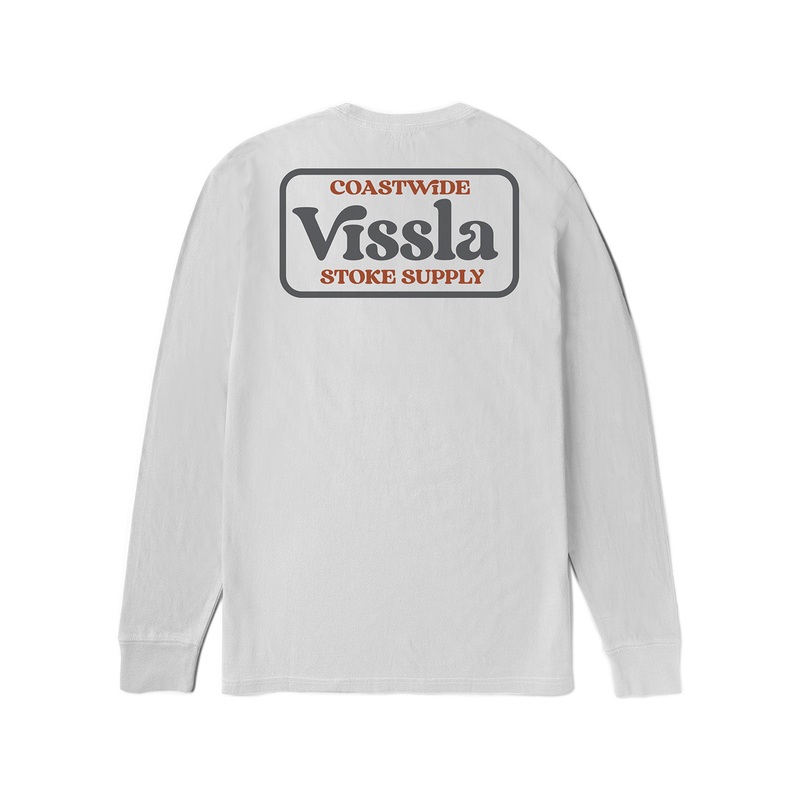Vissla Coastwide L/S Tee-White