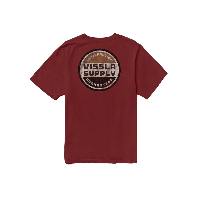 Vissla Supply Premium Tee-Fired Brick
