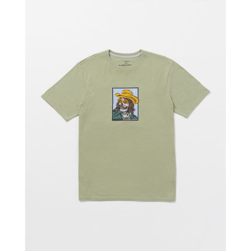Volcom Cosmic Rodeo Tee-Green Tea