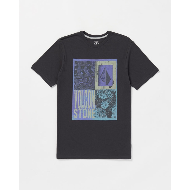 Volcom Quadrant Tee-Washed Black Heather