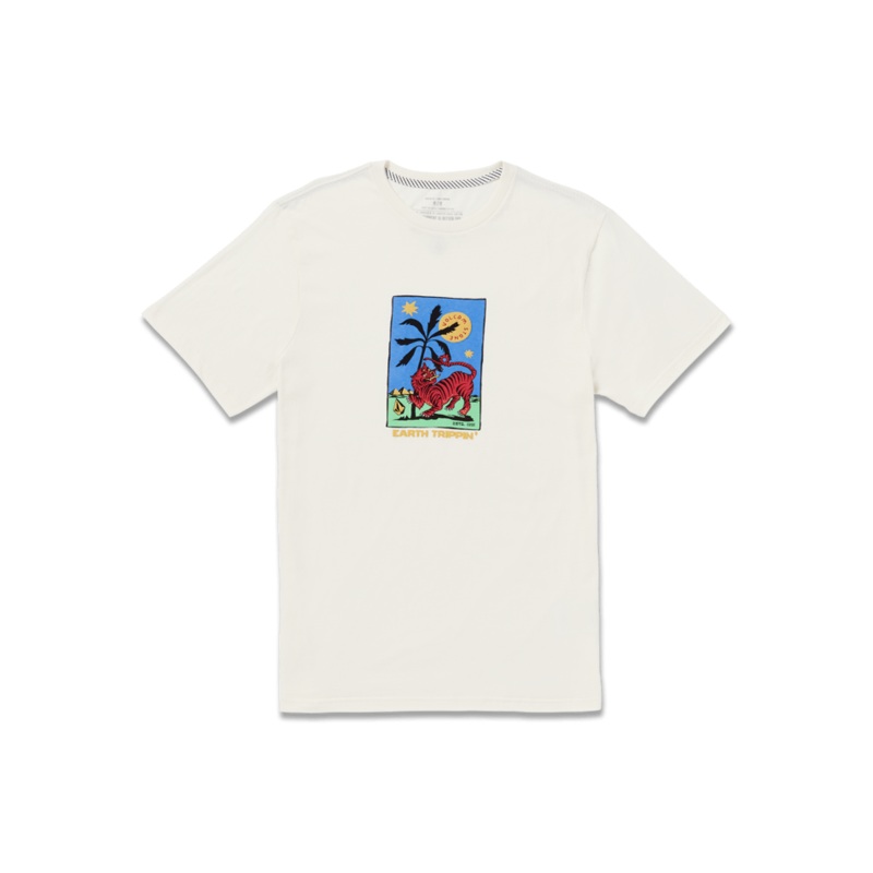 Volcom Tarot Tiger Fty Tee-Off White