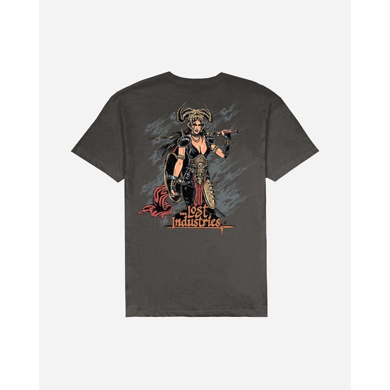 Lost  Battle Cry Vintage Tee-Vintage Black