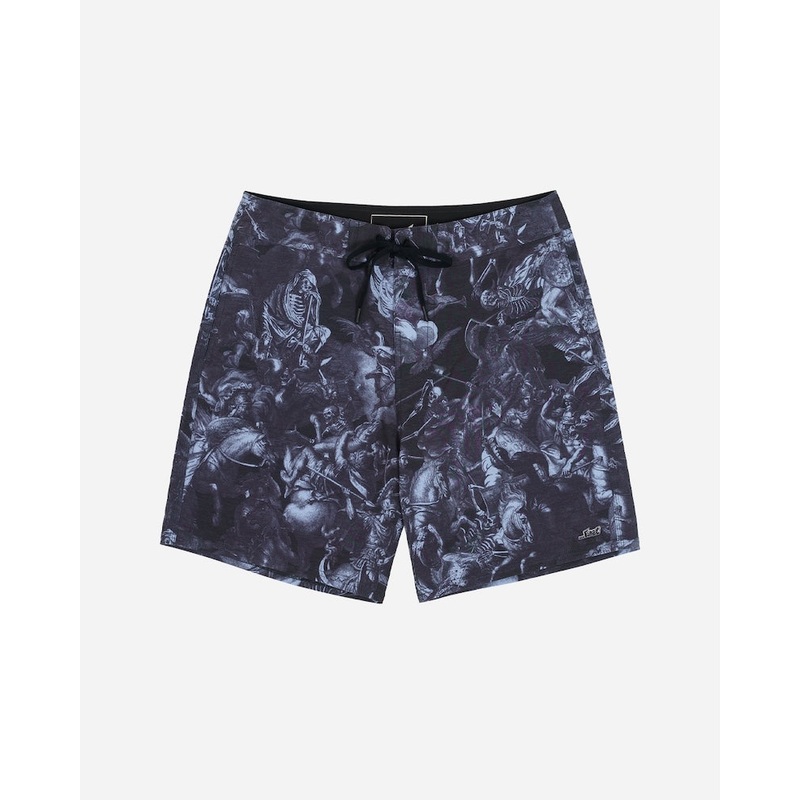 Lost  Heavy Metal History Boardshorts-Black