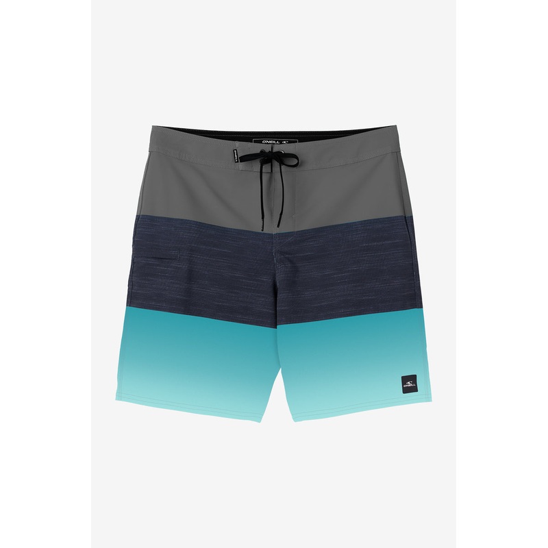 O’Neill Hyperfreak Heat Block 19 Boardshorts-Peacock Blue 2