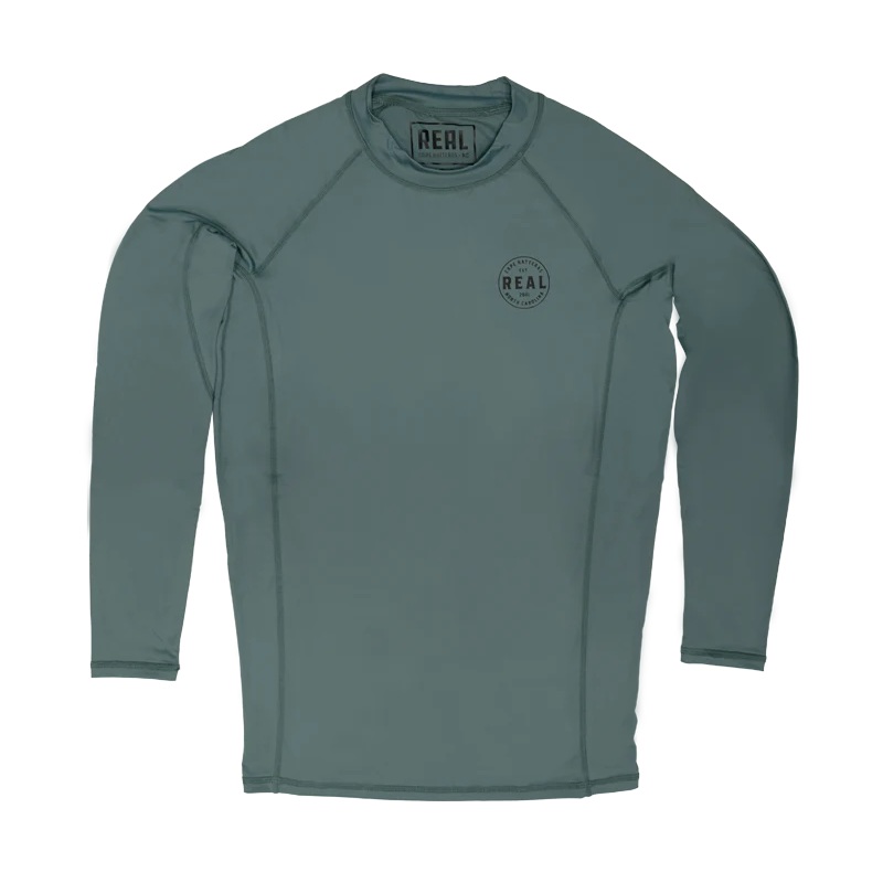 REAL Nimbus L/S Performance Knit Rashguard-Trooper