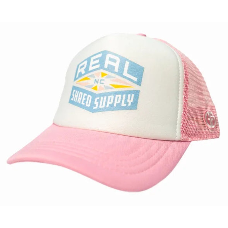 REAL Shred Supply Hat-Pink/White