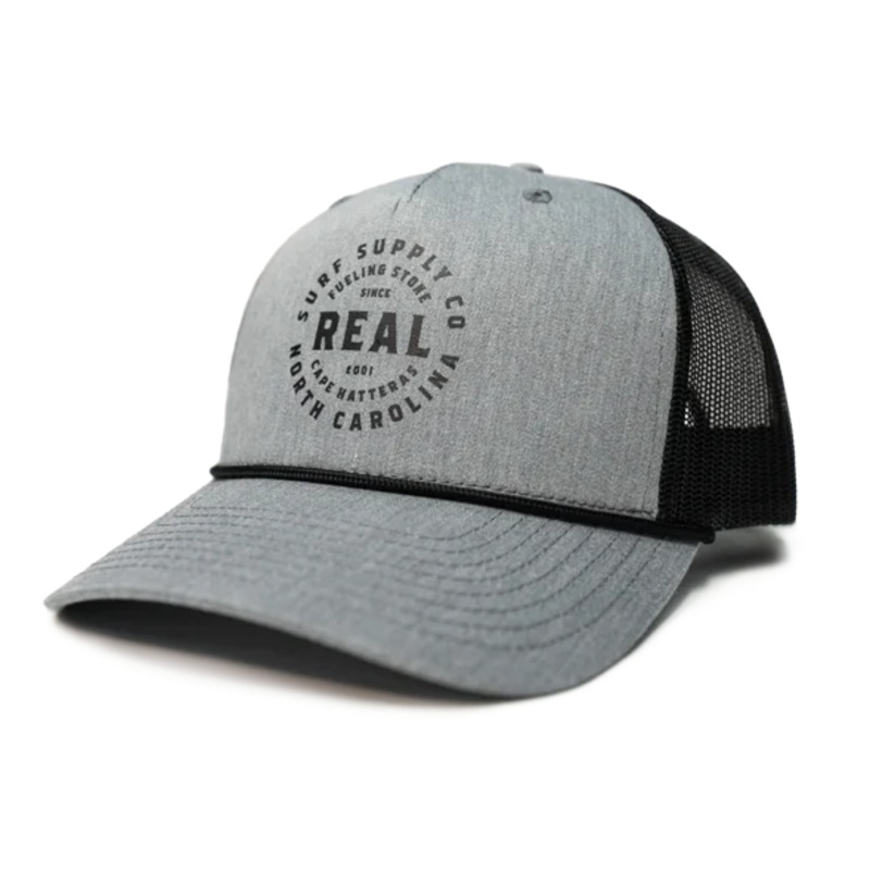 REAL Surf Supply Hat-Grey/Black