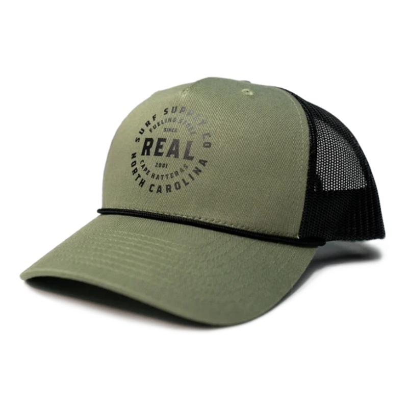 REAL Surf Supply Hat-Loden/Black