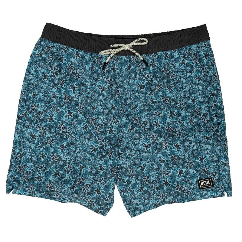 REAL Wildflower Boardshorts-Teal