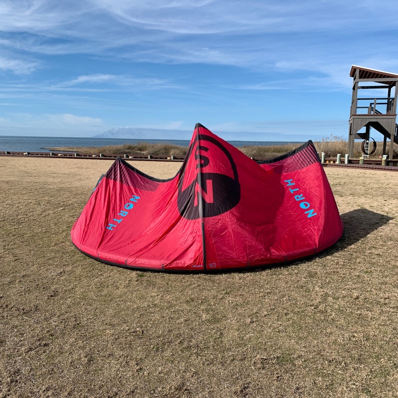 USED 2024 North Reach Kite-10m-Rubine Red