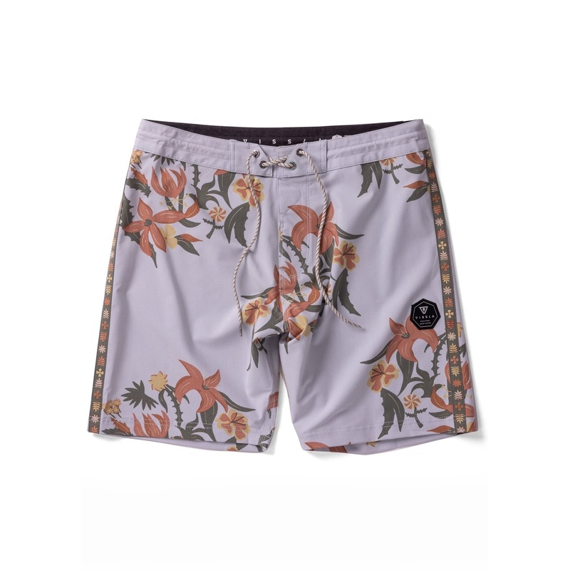 Vissla Hibiscus Haze 17.5″ Boardshorts-Bone
