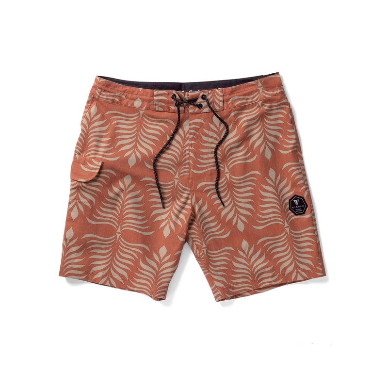 Vissla Island Impressions 17.5″ Boardshorts-Terracotta