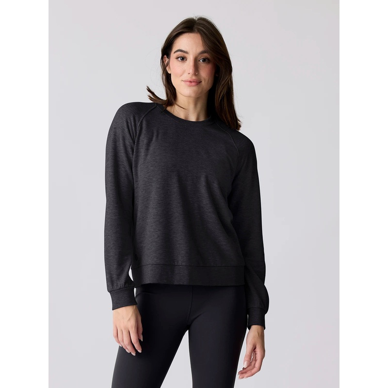 Free Fly Bamboo Lightweight Fleece L/S Shirt-Heather Black