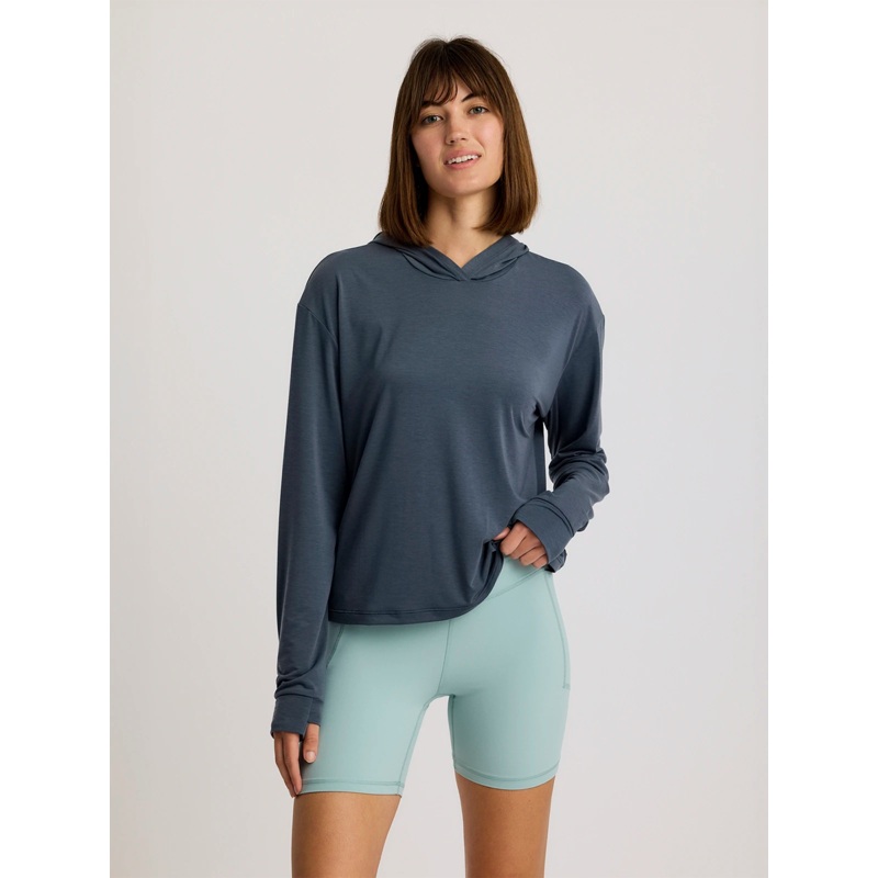 Free Fly Elevate Lightweight L/S Shirt-Storm Cloud