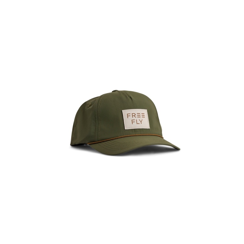 Free Fly Wave 5-Panel Hat-Dark Olive
