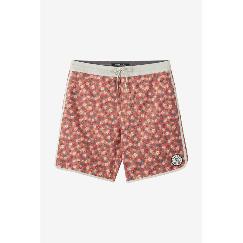 O’Neill Cruzer Scallop 18 Boardshorts-Ginger Spice