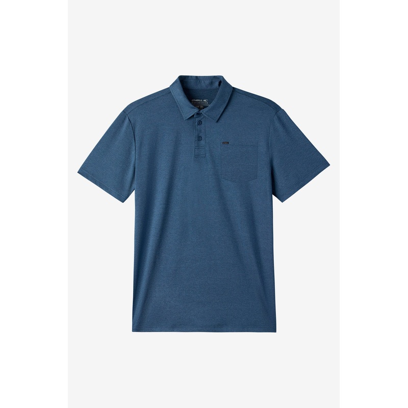 O’Neill TRVLR UPF Polo Shirt-Navy Heather