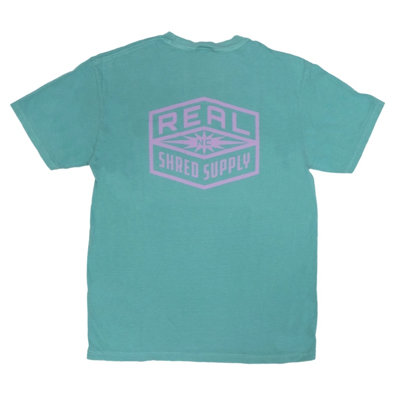 REAL Shred Supply Tee-Seafoam