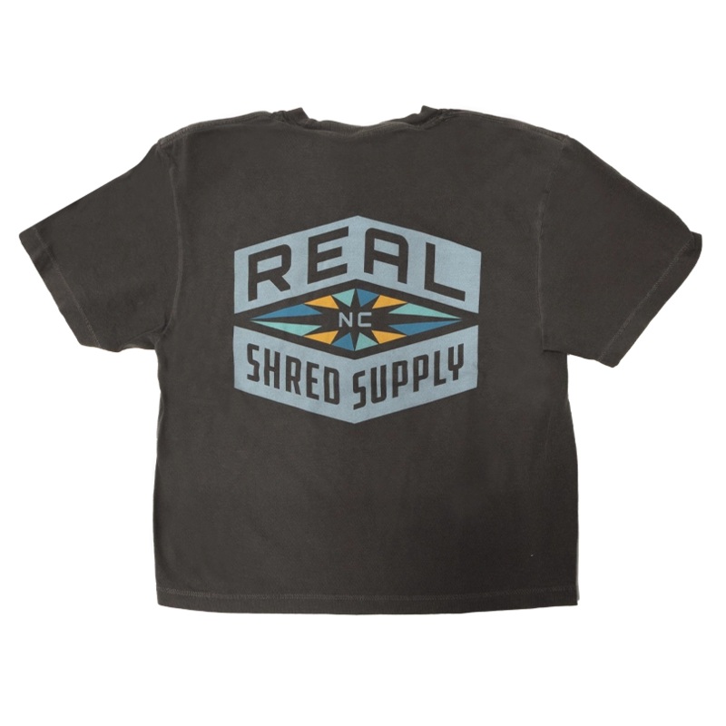 REAL Wmn’s Shred Supply Multi Crop Tee-Pepper