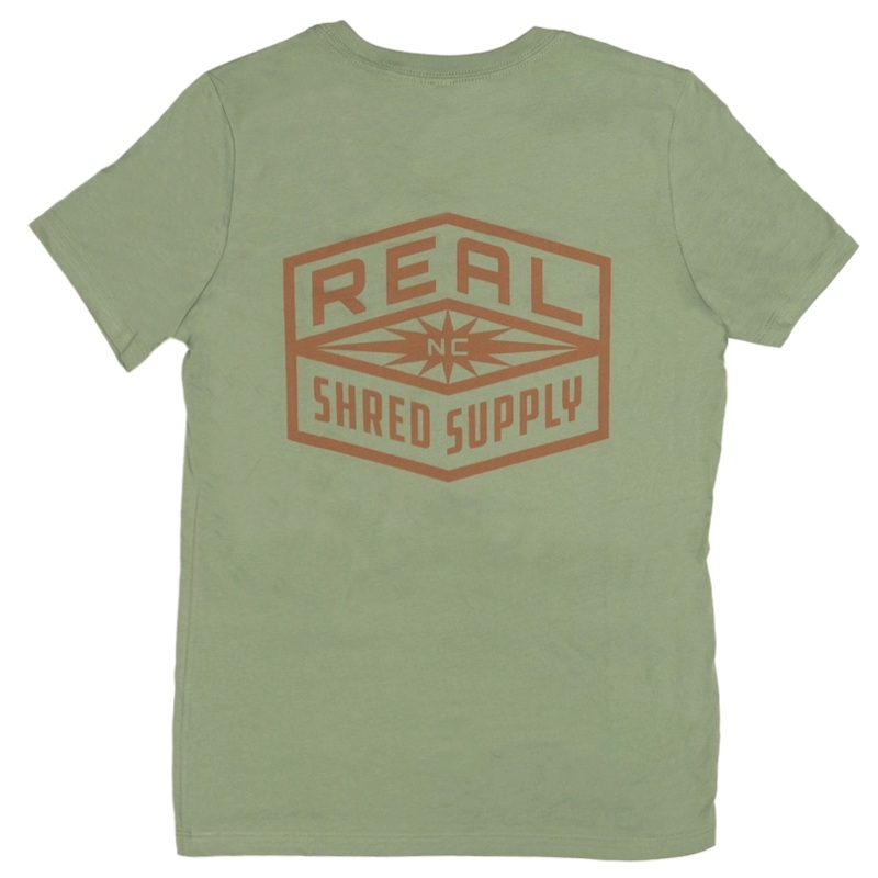 REAL Wmn’s Shred Supply Tee-Sage