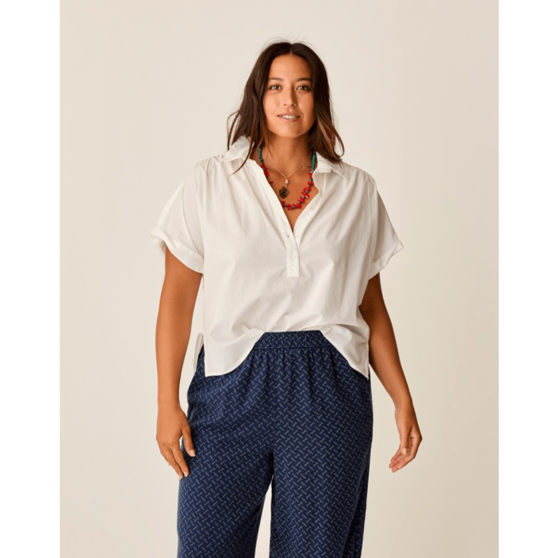 Carve Designs Elliott Voile Shirt-Cloud