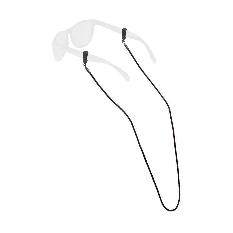 Chums Braided Leather Retainer-Black