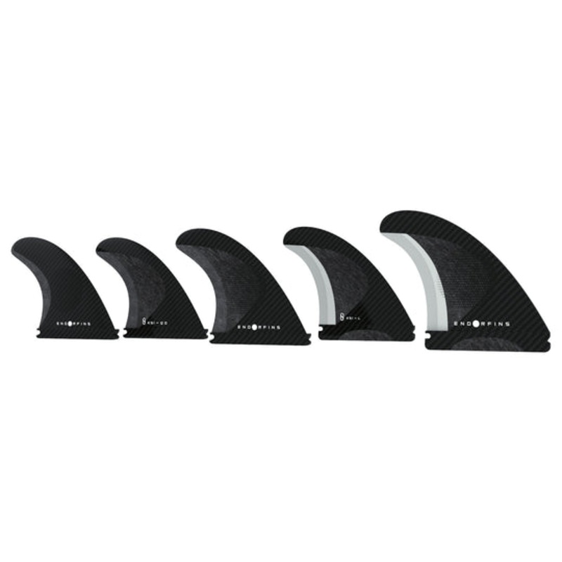 Endorfin KS1 Futures Tri/Quad Fin Set-Black-Large